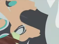 A cartoon horse fucking a female in a beastiality